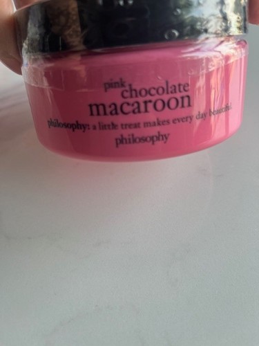 Philosophy Glazed Body Souffle Körpercreme Rosa Schokolade Makrone 8 Unzen Versiegelt - Bild 2 von 6