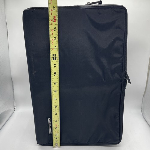 Vintage CASE LOGIC Black 60 CD Holder Carrying Case Compact Disc Storage Handle - Picture 17 of 19