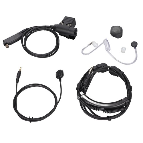 U94 Ptt With Finger Mic Ptt 7.1Mm Retractable Throat Control Headset For Sep ND - Zdjęcie 12 z 12