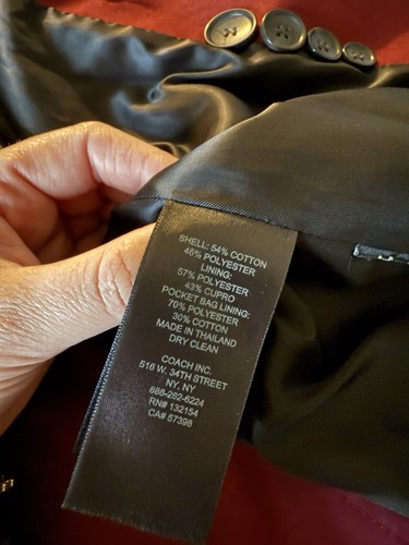 Coach Trench, In Oxblood / Burgundy - Small - Picture 5 of 13