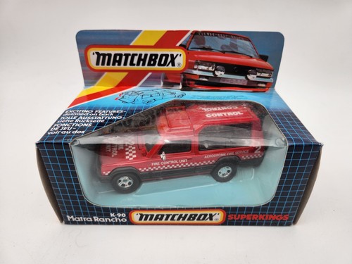 Matchbox Super Kings K-90 Matra Rancho Fire Control & K-165 Range Rover Police - Picture 6 of 8