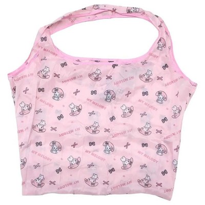 Sanrio Characters My Melody Drawstring Storage Shopping Bag JP LTD Original