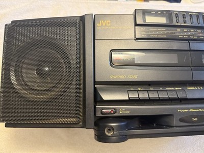 100GB超えっ！音源販売！ JVC PC-X100 CD Portable System Dual-Voltage Dual Cassette