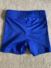 Aeroready Adidas Electric Blue Cycling Gym Shorts Kids Age 7-8 Years Boys Girls.