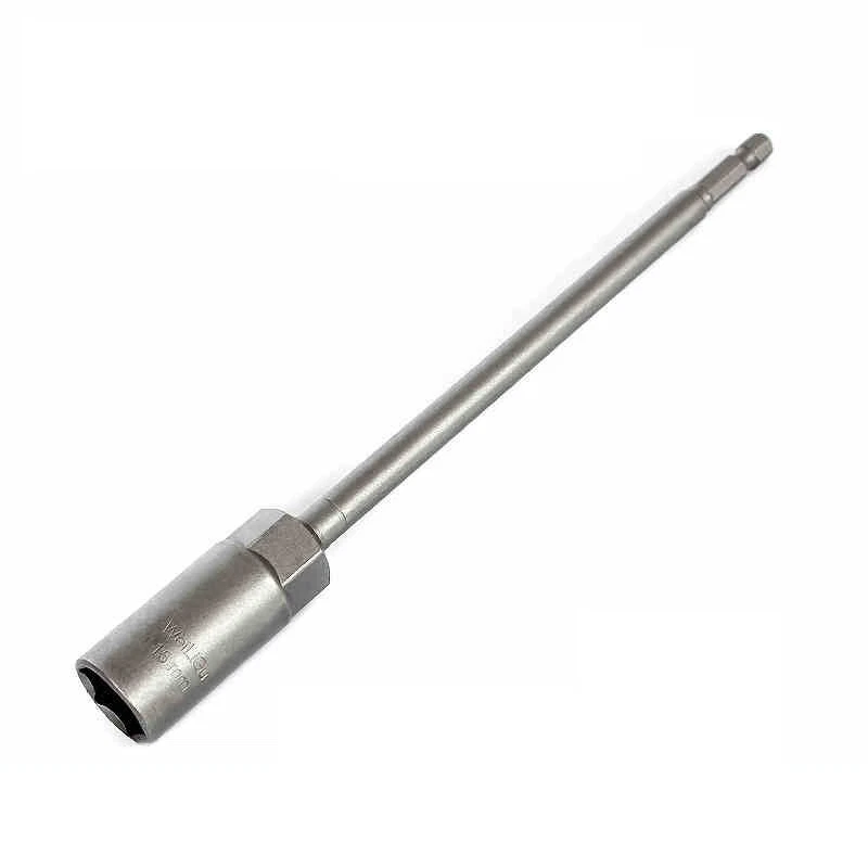1/4"(6.35mm) Hex 5.5-19mm Magnetic Nut Driver 200mm Long Socket Impact Drill Bit - Image 2 of 4