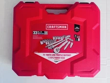 CRAFTSMAN33-Piece Metric and standard (SAE)Mechanics Tool Set with Hard Case