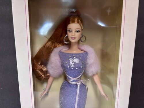 Barbie Collector Pink Label Wassermann Sternzeichen Januar Februar Geburtstag C6238 NRFB - Bild 2 von 8