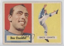 1957 Topps Don Chandler #23 0f8