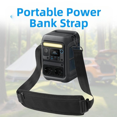 Adjustable Nylon Shoulder Strap for AnkerSOLIX C300 Power Box with Padding - Picture 5 of 12