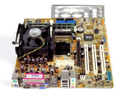 Mainboard CPU Ram Bundle: Asus P4S800-MX/S + Intel Celeron 2.8GHz + 512MB DDR 1A