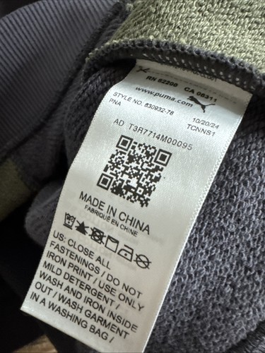 Puma x Kidsuper Hoodie Mens Small Pockets Winter Sweater Relaxed Fit - Picture 12 of 16