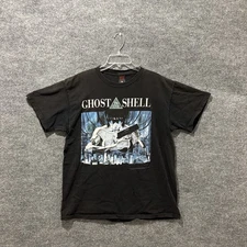 Vintage 90’s Ghost In The Shell Anime Movie Promo Black Fashion Victim T-Shirt L