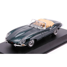 JAGUAR E TYPE SPYDER 1962 DARK GREEN 1:43 Best Model Auto Stradali Modellino Nuo