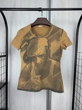 Vintage John Galliano 'Galliano's Club’ RARE Rhinestones Tee