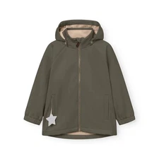 MINI A TURE Kids MATADEN Transitional All Season Softshell Jacket - Tarmac Green