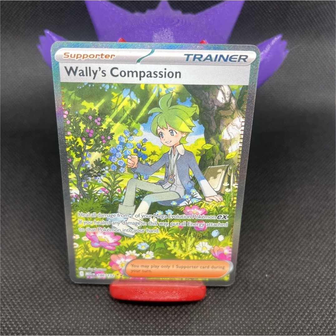 Pokémon Wally's Compassion 186/132 Me01: Mega Evolution Rare Holo