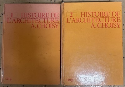 Histoire de l'architecture 2 Tomes Auguste Choisy 1976 French Books 2 Volumes
