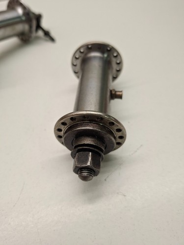 Vintage  Bicycle 1930's Very Rare Raleigh Front 32H & Rear Single Speed Hub 40H - Picture 8 of 24