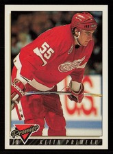 Keith Primeau 1993-94 Topps Premier #256 Detroit Red Wings Hockey Card