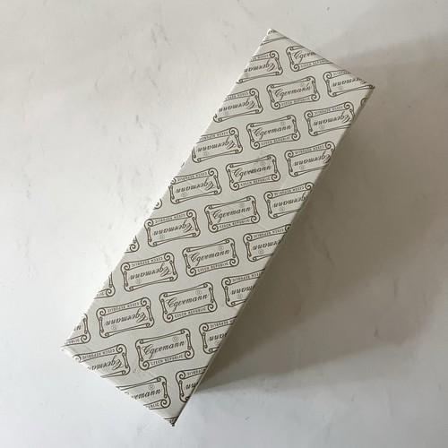 Vintage Egermann Czech Republic Handmade Bohemia Crystal Vase Smoke Gray Gold - Picture 6 of 6