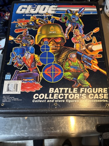 Battle Figur Sammelkoffer GI Joe 1991 Hasbro Vintage Aufbewahrung Tragetasche