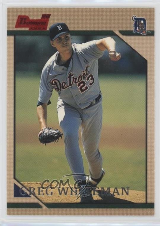 1996 Bowman Greg Whiteman #162 Rookie RC 0b5