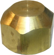 LASCO 17-4031 3/8-Inch Brass Flare Cap 3/8 Inch, color 