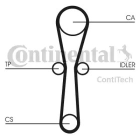 TIMING BELT / CAM BELT KIT CONTITECH CT1041K1 P NEW OE REPLACEMENT - Picture 2 of 12