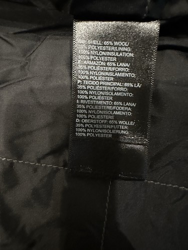 Camisa The North Face Para Hombres Gris CABIN FEVER Camisa de Lana Chaqueta Chamarra Talla Med - Imagen 8 de 9