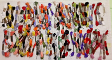 Lot of 100 Skeins Various Colors DMC 25 Floss Needlework Cross Stitch Thread 2