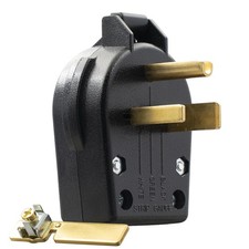 NEMA 6-30P  6-50P Heavy Duty Angle Plug, 30/50 Amp 250V 3 Prong Power Plug f...