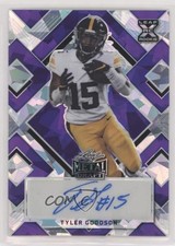 2022 Leaf Metal Draft Purple Crystals 15/15 Tyler Goodson #BA-TG1 Auto 4z8