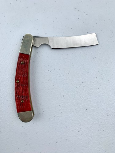 Parker Cutlery Company 1968-1988 Red Sow Belly Razor Folding Knife - Picture 7 of 16