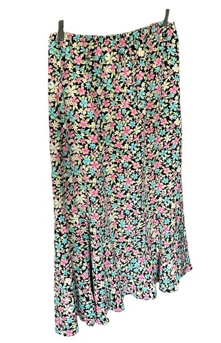 Women’s Vintage Sag Harbor Floral Maxi Skirt Size 10 Multicolor Fairycore Y2K - Picture 1 of 3
