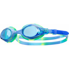 TYR Kid's Anti-Fog Swimple Tie Dye Youth Swimming Goggles, One Size, Blue/Green