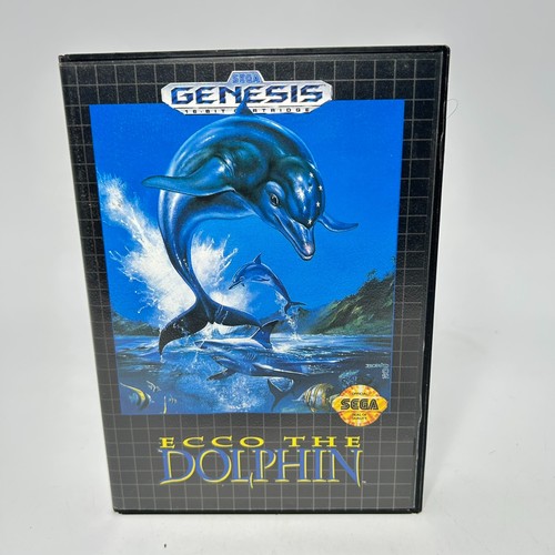 Ecco The Dolphin Sega Genesis Spielanleitung und NUR Hülle - Bild 2 von 6