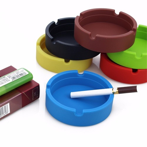 Silicone Round Ashtray Eco-Friendly Colorfull Premium Silicone Rubber - Picture 16 of 29