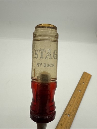 1 Zoll Stechbeitel Neu HIRSCH von Buck klar/rot harter Griff 7 Zoll Neu aus altem Lagerbestand Holzbearbeitung USA Werkzeug - Bild 3 von 8