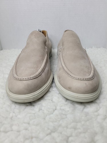 Peter Millar Excursionist Nebuck Venetian Men's Size 12 Gray Leather Loafer Shoe - 第 2/11 張圖片
