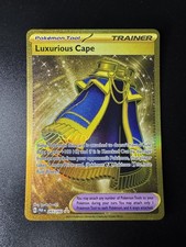 Pokemon TCG Luxurious Cape 265/182 Sv04: Paradox Rift Gold Hyper Rare Card