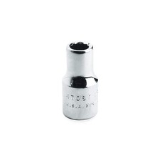 PROTO J5216 Socket,Steel,Chrome,1/2 in Size,3/8 Dr. 429P03