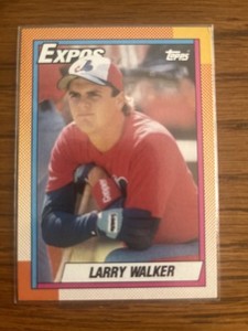 1990 Topps - Larry Walker #757 (RC)