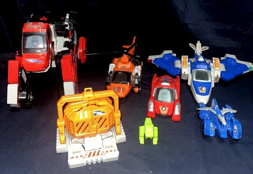 Vintage Vtech Switch & Go Dinos Red Brok Span Blister Lot of 6 Working Robots