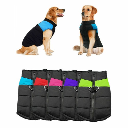 US Waterproof Pet Dog Vest Warm Jacket Clothes Winter Padded Coat  Sweater S-7XL - Bild 5 von 16