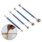 Floor Seam Press Ball Roller 4pcs Stainless Steel Tile Grout Tool for Home Use