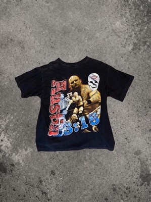 Vintage Stone Cold Steve Austin WWF 90s Rap Tee T-Shirt | eBay