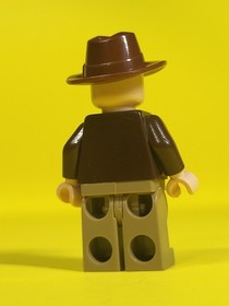 LEGO Indiana Jones MiniFigure W/Hat Gun Whip Satchel 7624 IAJ001