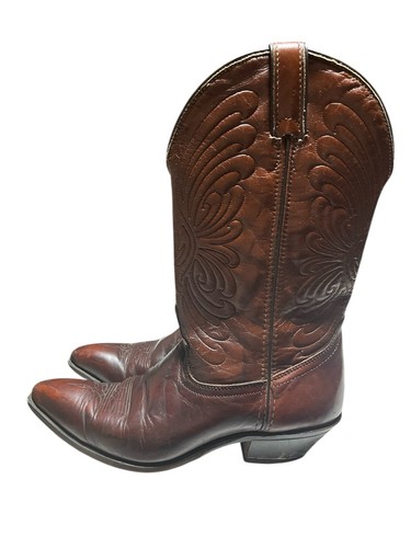 Laredo Westernstiefel mandelförmige Zehenpartie Rhonda schokoladenfarben hergestellt in den USA Damengröße 8 - Bild 1 von 7