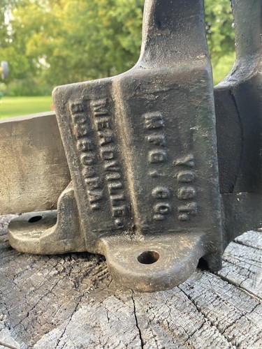 VINTAGE YOST Mfg. Bench Vise 4.5 In Jaws USA COACH Maker Pattern Maker Tall Jaw - Foto 2 di 16