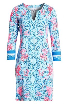 Lilly Pulitzer Nadine Dress UPF 50+ Naut Today XL; NWT